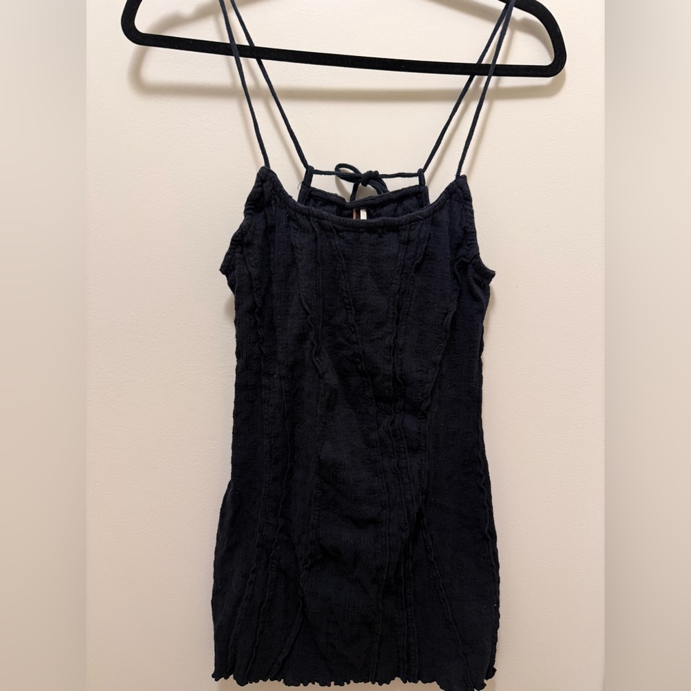 Free People Black Mini Dress